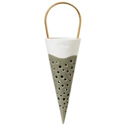 Kähler Design Viseća zelena keramička dekoracija Cone, visina 18 cm Cene