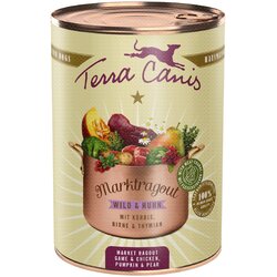 Terra Canis Varčno pakiranje Terra Canis Marktragout 12 x 385 g - Divjačina in piščanec z bučo, hruškami in timijanom Cene