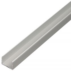 KANTOFLEX Aluminijasti U profil Kantoflex (2.000 x 22,5 x 22 mm, debelina: 1,8 mm, eloksiran aluminij) Cene