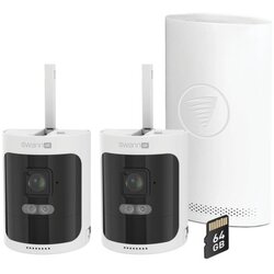 Swann Nadzorna kamera Allsecure 4K, brezžična 64GB SD kartica, 2x kamera - komplet Cene