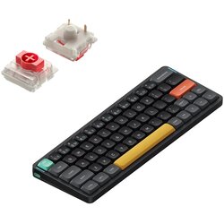 Nuphy Air60 V2 Brezžična Mehanska Tipkovnica Slim Basalt Black Red Switch / Bluetooth / 2.4GHz, (22126136) Cene