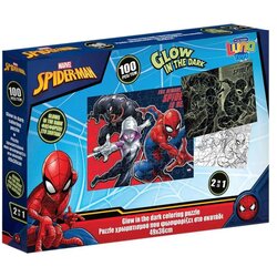 Luna Marvel Spider-Man 100-dijelna slagalica koja svijetli u mraku Cene