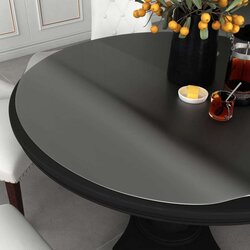 vidaXL Zaščita za mizo mat Ø 120 cm 2 mm PVC Cene