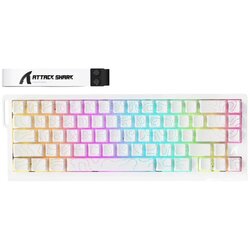 Attack Shark Bežična gaming tastatura X68Pro HE Magnetic Swith/8KHz/TriMode/RT/SnapTap/White cont Cene