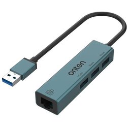 Onten USB Hub 5220 USB-A Blue Cene