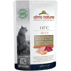 HFC Almo Nature Jelly vrečke 24 x 55 g - Tuna, piščanec & šunka Cene