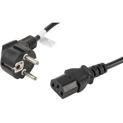Lanberg Kabel de Alimentacion Schuko Cee 7/7 in IEC320 C13 1,8m, (21090909) Cene