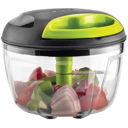 KOHE 600 ml vegetable shredder, 3 blades, green and black Cene