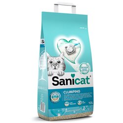 Sanicat sprijemljiv pesek za mačke z marsejskim milom - 10 l Cene