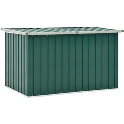 vidaXL Vrtna škatla za shranjevanje zelena 149x99x93 cm, (20709532) Cene