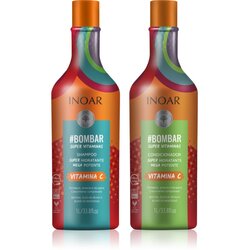 INOAR Bombar Super Line Super Vitaminas set za lase z vitaminom C 2x1000 ml Cene