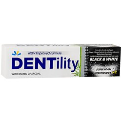 DENTILITY Black & White Pasta za zube 100ml Cene