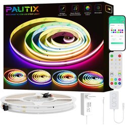 PAUTIX 5 m WiFi RGBIC COB LED trak Cene