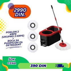 Zotrix samorotirajući brisko 360 sa pedalom Cene