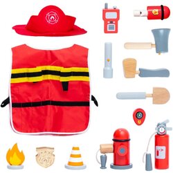 UMU® Roleplay Firefighter Set aktivnostna igrača iz lesa Cene