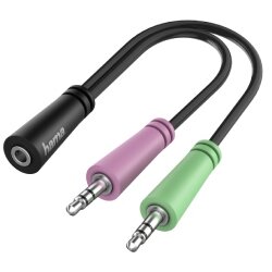 Hama audio adapter 2 x 3-pin 35 mm na 4-pin 35 mm Cene