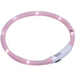 Nobby varnostna LED ovratnica Puppy, roza - do 45 cm Cene