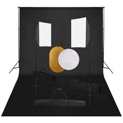  Foto studijski komplet s softboxi, ozadjem in odbojnikom Cene