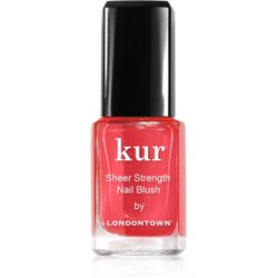 LONDONTOWN Kur Sheer Strength Nail Blush učvrstitvena in posvetlitvena tonirana nega za nohte odtenek Poppy 12 ml Cene