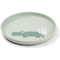 Done by Deer® otroški krožnik foodie croco green Cene