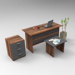 Hanah home Hanah set za kućnu kancelariju od oraha Cijene