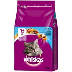 Whiskas mešano dvojno pakiranje 2 x 3,8 kg - Piščanec & tuna Cene