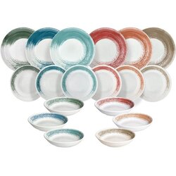 Tognana 18-delni set krožnikov Nanami, porcelan Cene