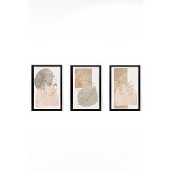 Wallxpert set 3 dekorativne slike Artsycllct26 Cene