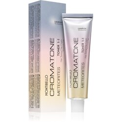Montibello Cromatone Meteorites Toner barvni toner za zelo svetlo blond, za lase s prameni in bele lase odtenek Titanium Grey 60 g Cene