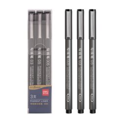 Deli FLOMASTER FINELINER SET 1/3 0.2mm/0.35mm/0.45mm S590 Cene