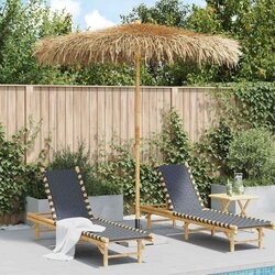 Tiki suncobran s baldahinom od lista banane 240 cm bambus - 240 cm 1 Cene