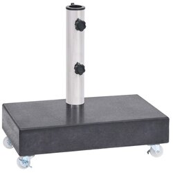  Postolje za suncobran crno 45 x 25 x 8 cm granitno Cijene