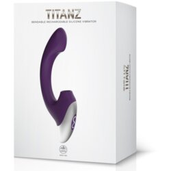 NMC Titanz Vibrator Rabbit Titanz 8 Purple Cene