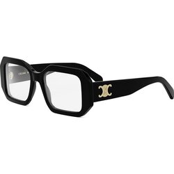 Celine TRIOMPHE Black Rectangular Eyeglasses - ONE SIZE (53) Cene
