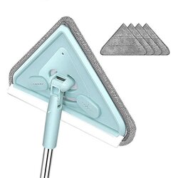 WIRELESS PLACE 2024 Triangle Mop, čistilna krpa z dolgim ​​ročajem, večnamenska trikotna krpa za strop, steno, tla Wi, (22115702) Cene