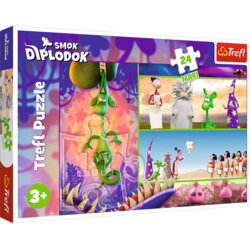 Puzzle 24 Maxi - Curious Diplodocus Dragon - Ljudski film Diplodocus Dragon 14376 Cijene
