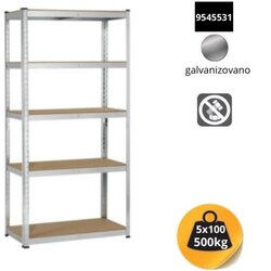 SmartStorage polica metal medijapan 180x100x35cm 5x100kg Cene