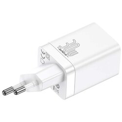 Baseus Pretvornik USB - 220V 30W USB 1x Tip C 1x Tip A ProQuickCharger bel Cene