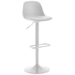 Arti Barska stolica 034 Bela/Bela metalna baza 380x400x830(1040)mm ( 776-060 ) Cene