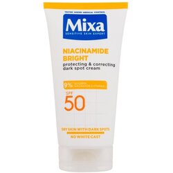 Mixa Niacinamide Bright Protecting & Correcting Dark Spot Cream SPF50 zaščitna in korektivna krema proti temnim madežem 50 ml za ženske Cene