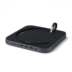 Satechi Aluminijasto stojalo in pesto Type-C za Mac Mini, siva Cene