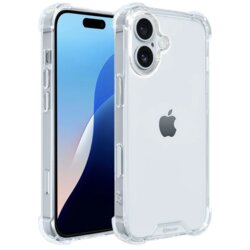 Onasi Silikonski ovitek ANTISHOCK za iPhone 16 Plus - prozoren, (21642867) Cene