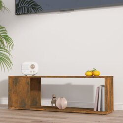 vidaXL TV ormarić boja dimljenog hrasta 100x24x32 cm konstruirano drvo Cijene