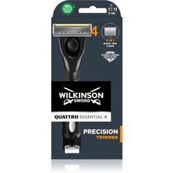 Wilkinson Sword Quattro Essentials 4 Sensitive brivnik + nadomestne britvice 1 kos 1 kos Cene