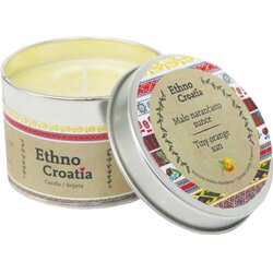 ETHNO Croatia Mirisna svijeća 115g Malo narančasto sunce Cene