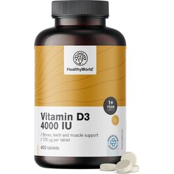Vitamin D3 4000 IU - 400 tabl. Cene