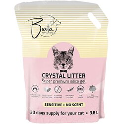BESTA silikonski posip za mačke - Sensitive bez mirisa 3.8l Cene