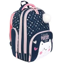 Unipap Kitty premijska šolska torba, nahrbtnik z dvema predelkoma 37x20x31cm Cene