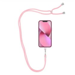 Swing obesek za telefon nastavljive dolžine / dolžina kabla 165 cm (maks. 82,5 cm v zanki) / ramena ali vrat – svetlo roza Cene