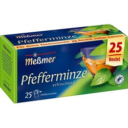Meßmer Zeliščni čaj - poprova meta - 25 čajnih vrečk Cene